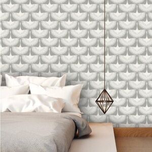 Tempaper Peel & Stick Wallpaper Genevieve Gorder Feather Flock